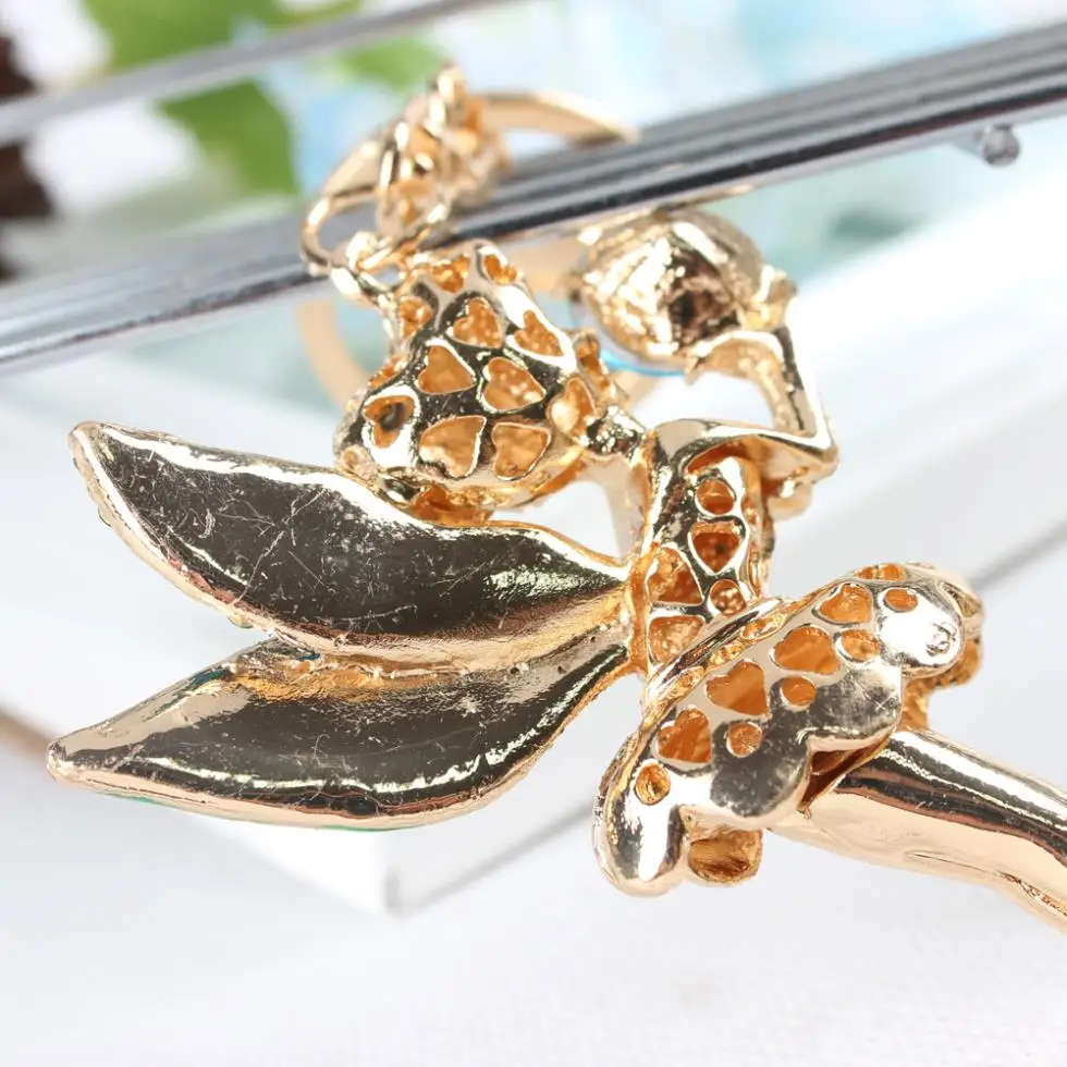 Брелок с изображением балерины и ангела милые стразы искусственный кошелек