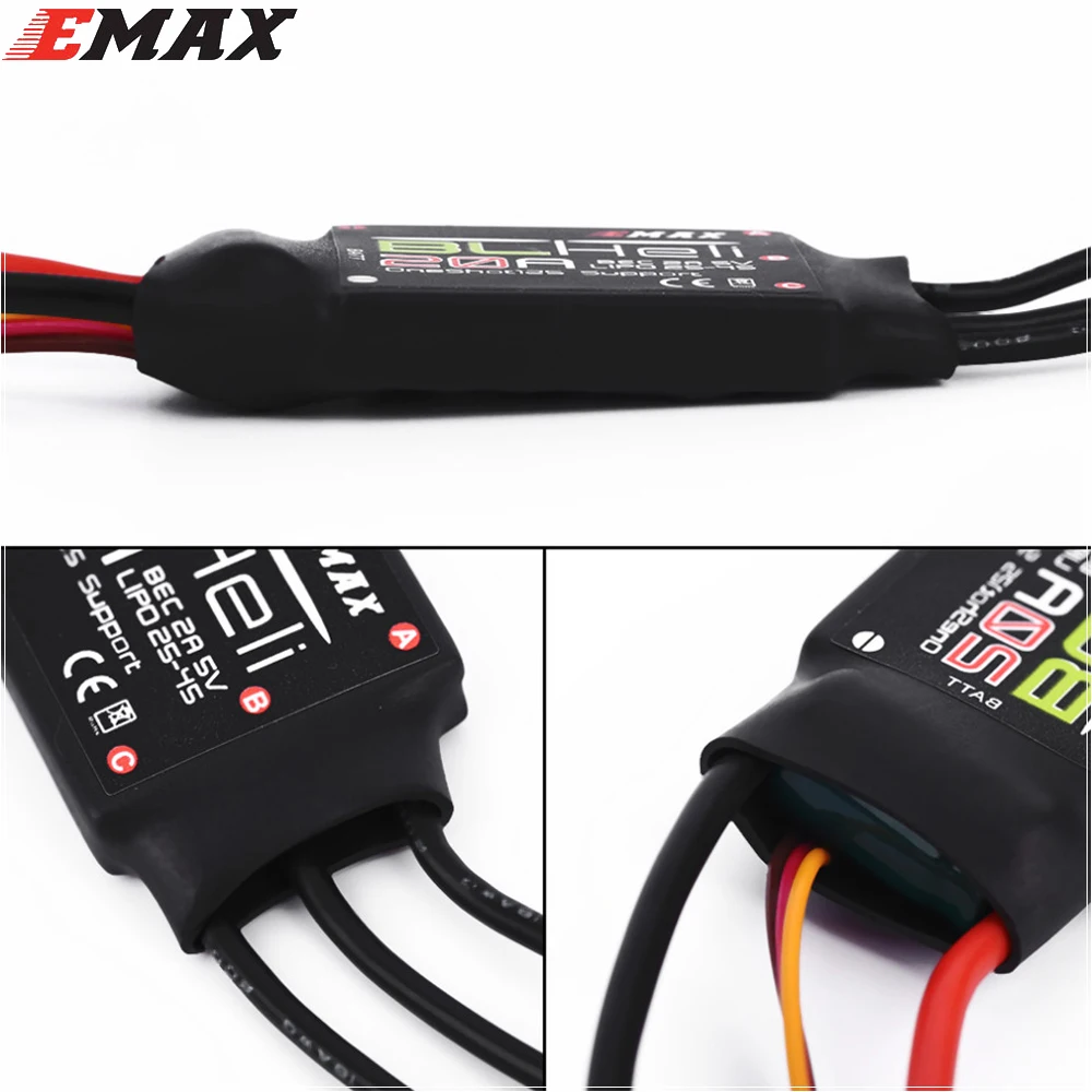 4 шт./лот EMAX BLHELI 20A 30A 2A 5V электрический регулятор скорости для квадрокоптера QAV250 250