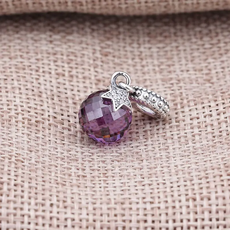 Round Ball Charm Beads Fit for Pandora Bracelet Women Jewelry Making DIY Glass 925 Sterling Silver Bead Gift | Украшения и