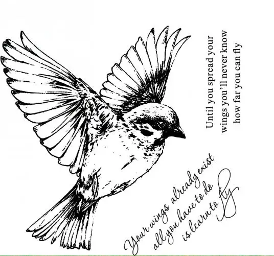 Прозрачные штампы с птицами/силиконовые уплотнения для DIY скрапбукинга