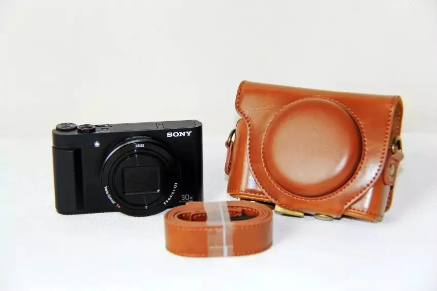 Кожаный чехол для цифровой камеры Sony Cyber shot DSC HX90V HX90 WX500|Сумки фото-/видеокамеры| |