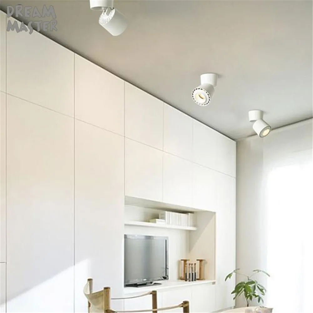 Художественный дизайн светодиодный рельсовый светильник COB 3 Вт 5 7 12 15 прожектор