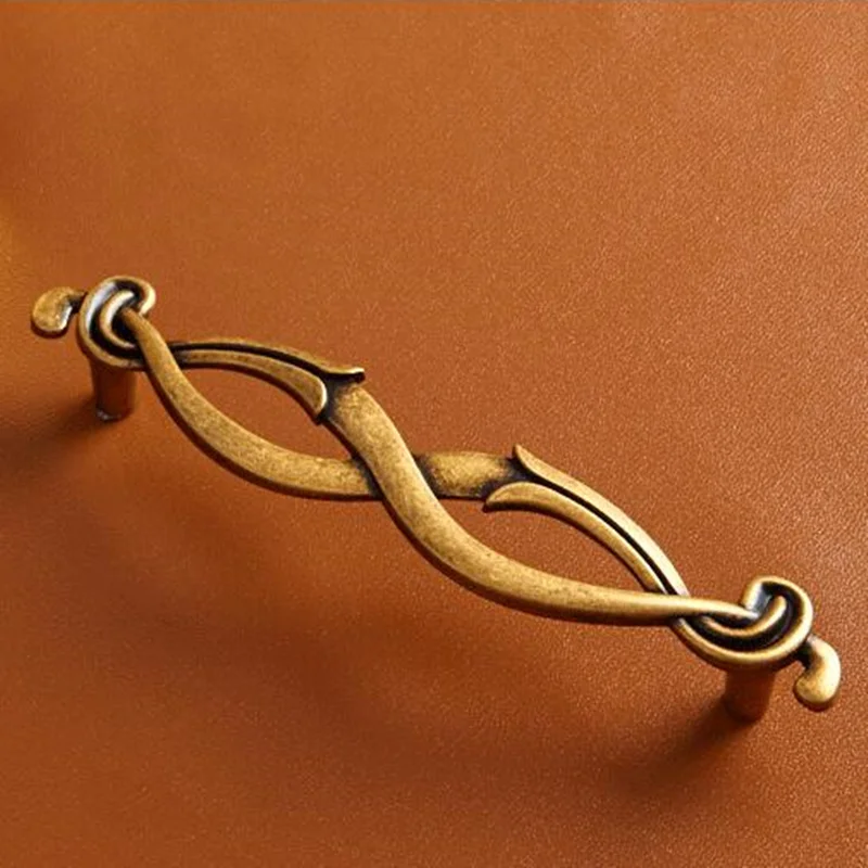 Мода Бронзовый музыкальный символ дизайн шкаф дверная ручка шкафчик обувной для