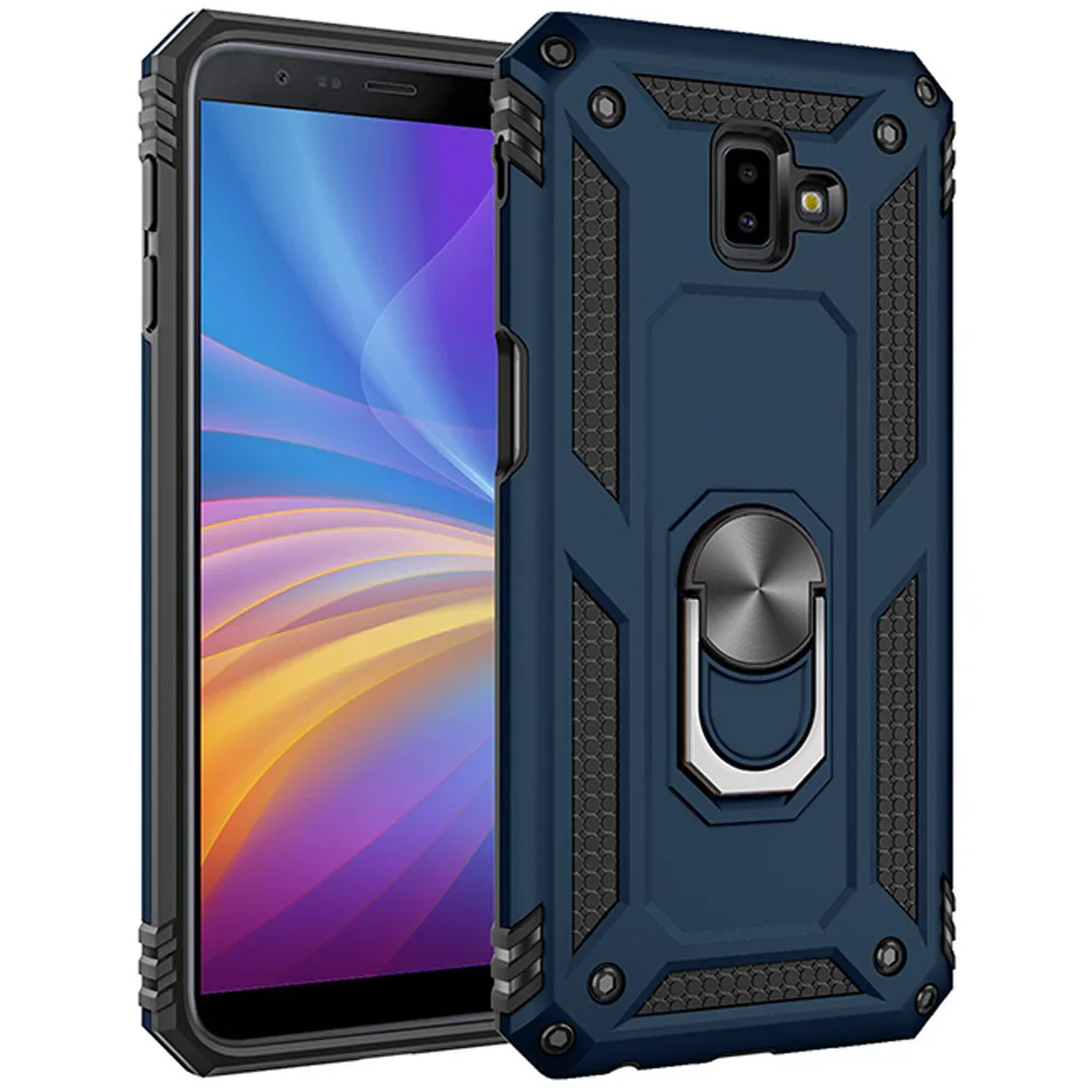 Чехол 2 в 1 для Samsung Galaxy J4 Plus J415F J415 J 4 J4plus магнитный военный армированный чехол с