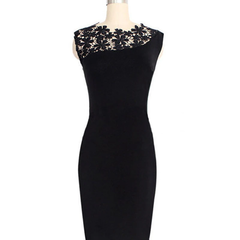 2019 новое платье Сексуальная кружевная черная юбка элегантное и красивое|Женские