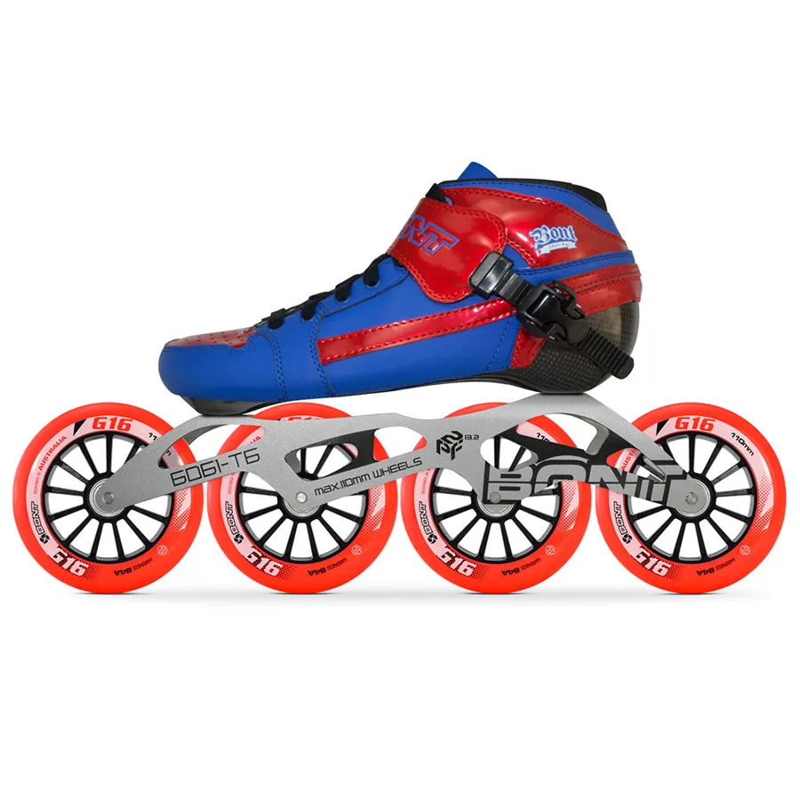 Оригинальные Bont погоня 4*90/100/110 мм G16 профессиональные скоростные роликовые