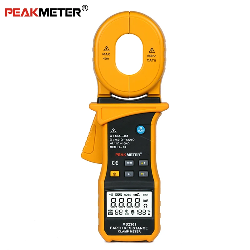 PEAKMETER MS2301 lcd Электрический Профессиональный Многофункциональный Высокочувствительный зажим