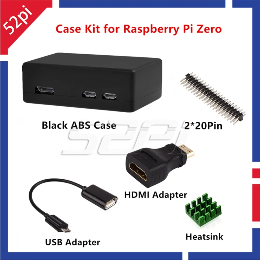 Черный корпус для чехла из АБС пластика комплект корпуса с радиатором USB кабелем