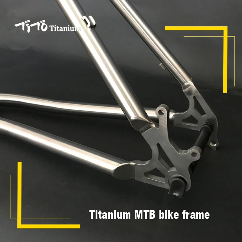 Бесплатная доставка! Тито titanium mountain велосипедная Рама 650B 26 '✧ 5'' 34 Глава