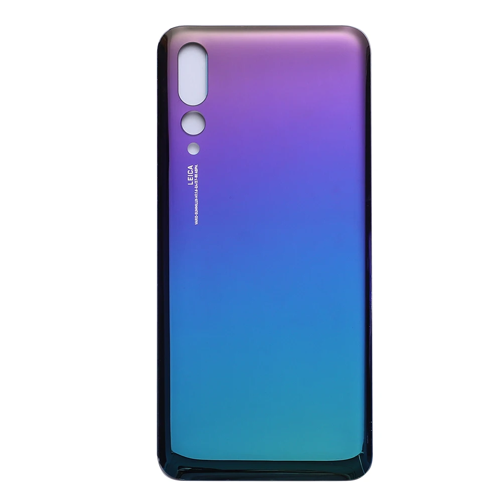 Huawei P20 Pro Задняя стеклянная крышка батарейного отсека задняя дверь корпус панель F Задняя стеклянная крышка с объективом камеры