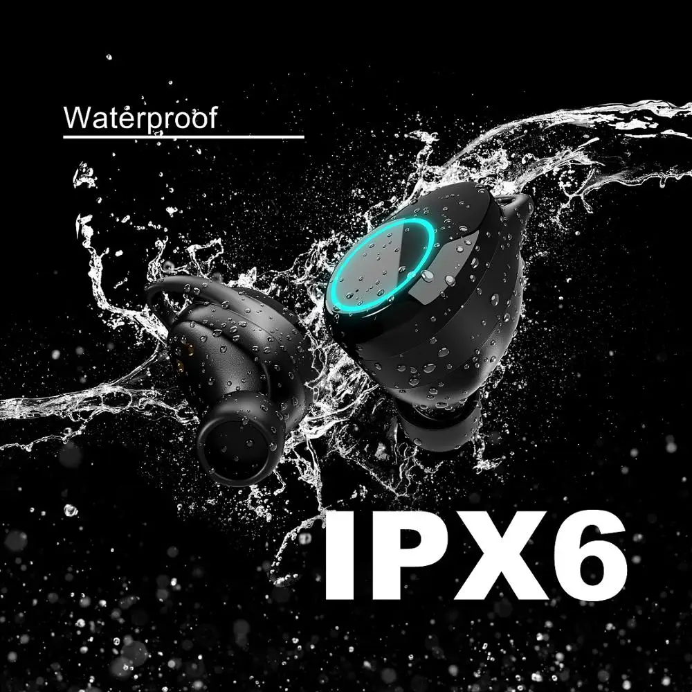 X8 TWS настоящая Беспроводная bluetooth гарнитура IPX6 Водонепроницаемые Мини Спортивные