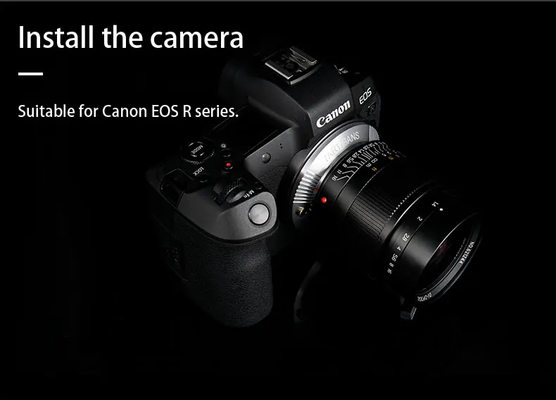 Кольцо адаптера 7 artisans для объектива M Mount камеры Canon EOS R и nikon через камеру Z |