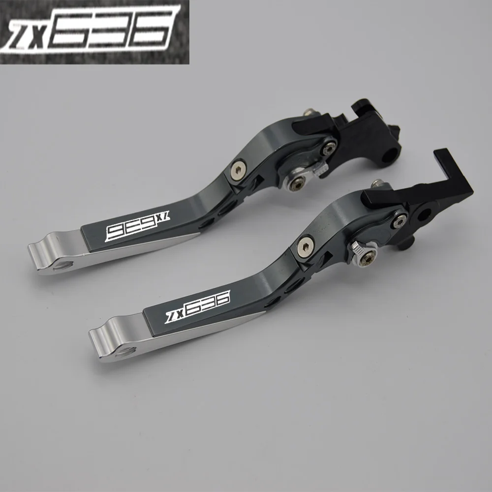 

Yang hua CNC Folding&Extending Brake Clutch Levers !Logo(ZX 636) For Kawasaki ZX636R 2000-2004 2001 2002 2003