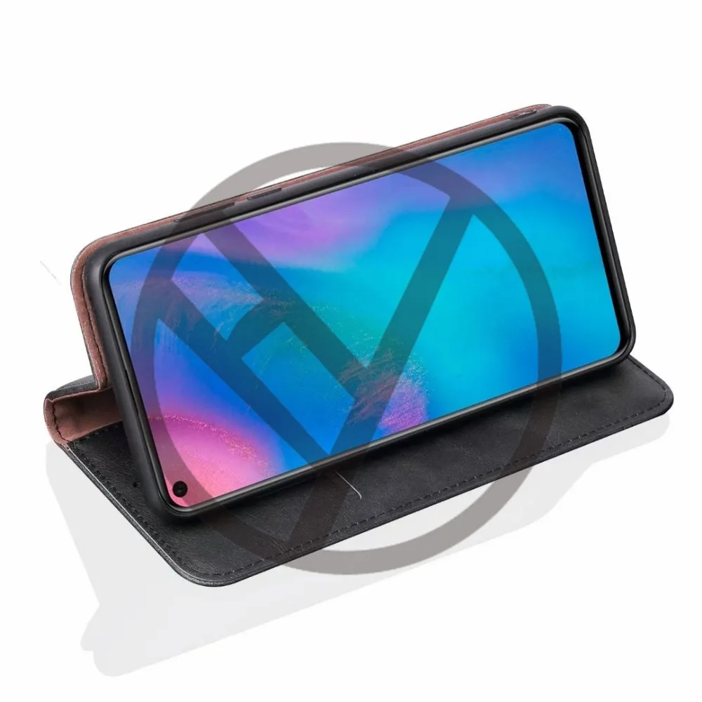 Роскошный кожаный чехол-бумажник для Huawei P30 Pro мягкий силиконовый чехол с