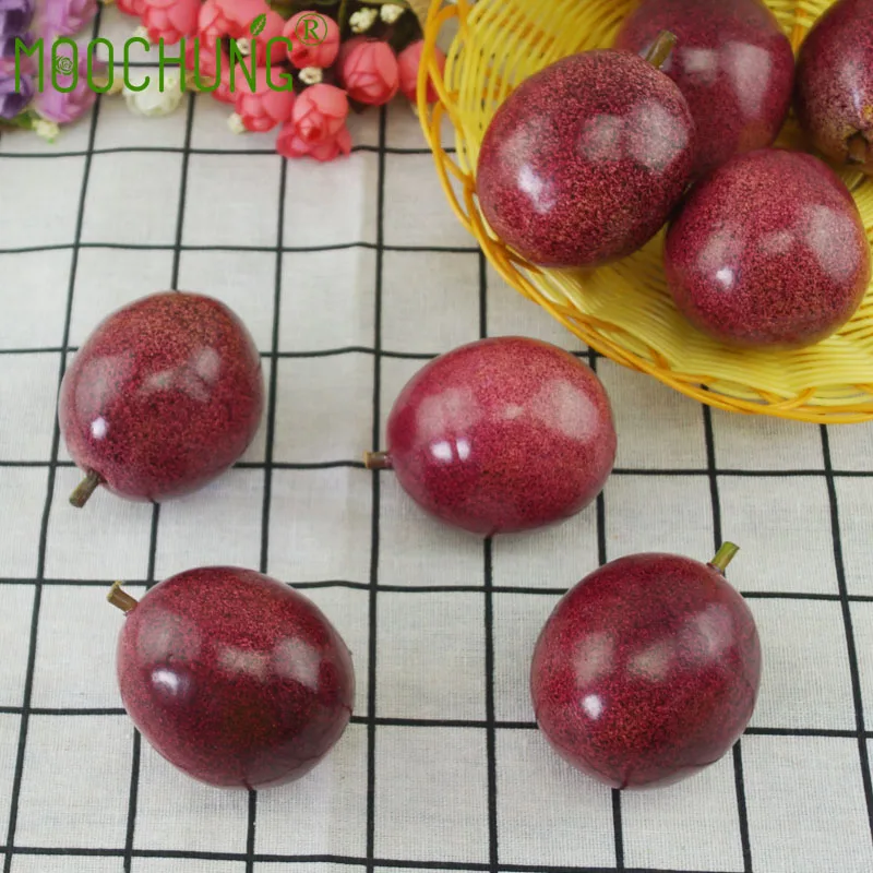 6 шт. Декоративные искусственные фрукты и овощи|Искусственные фрукты| |