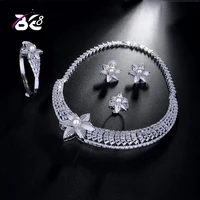 be 8 charm luxury wedding bridal jewelry sets wedding necklace earrings bracelet sets african beads accessories 4pcs s182