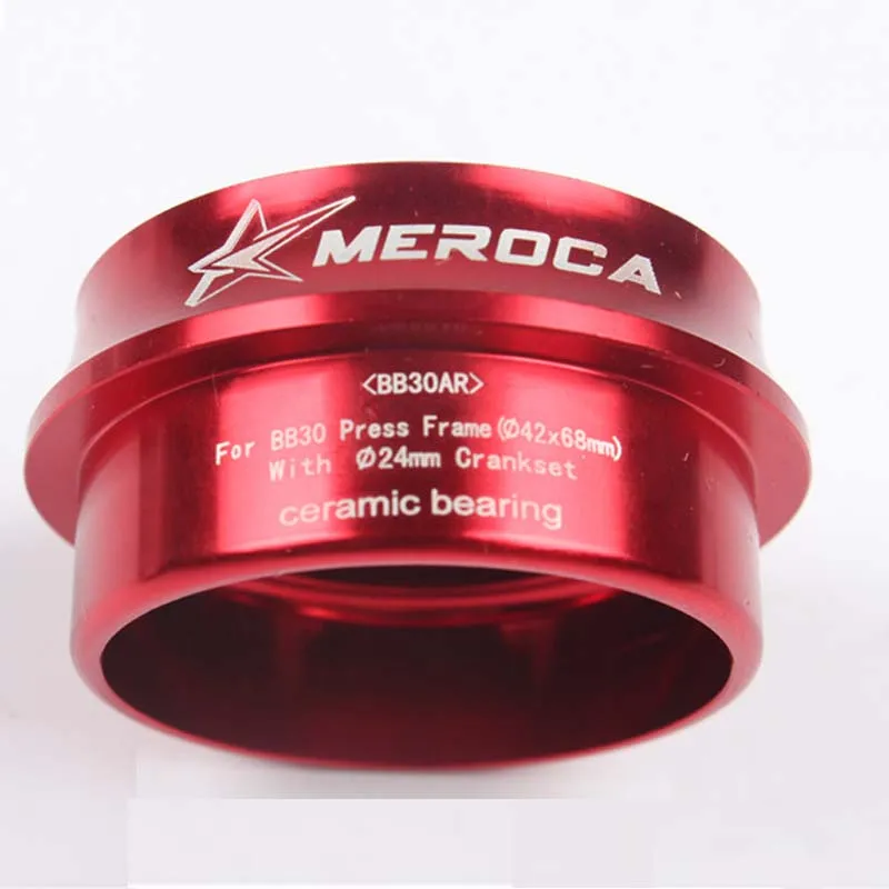 MEROCA Пресс Fit каретка 7075AL ЧПУ ось BB30/PF30 дорога горный велосипед xis GXP 24 мм/22 мм