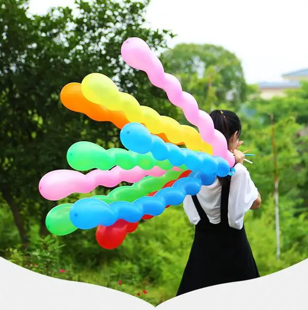 

1000Pcs 36inch 3g/pcs Long Thicken Screw thread Latex balloon Float balls wedding party baloon decoration Kid globos toys