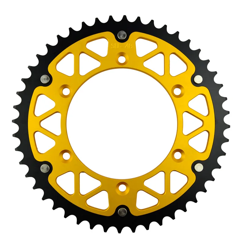 Детали для мотоцикла стальная алюминиевая композитная Задняя звездочка 48T SUZUKI DR Z