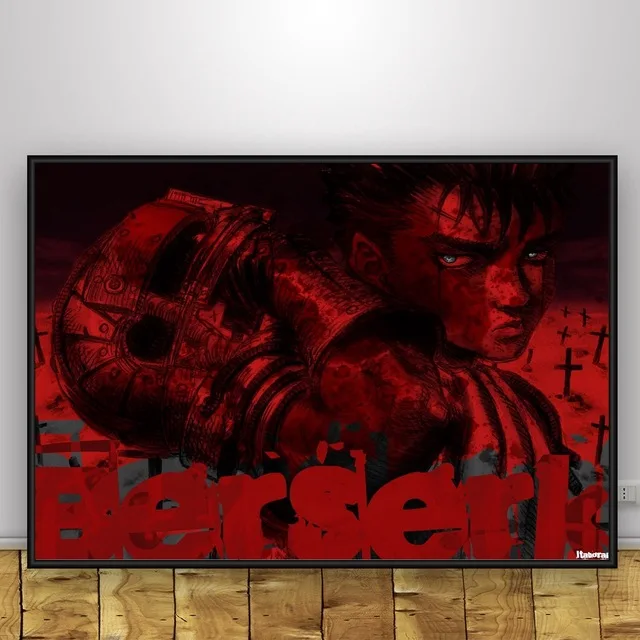 XJNN1662-06 Hd Печатный современный холст модный 1 шт. Berserk аниме плакат украшение дома Картина Настенная картина спальня модульная рамка - Цвет: XJNN1662-06