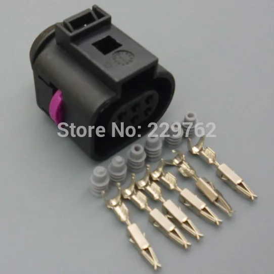 

Shhworldsea 1 комплект 6-контактный 3B 0973813 1J 0973713 1,5 мм автоматический датчик температуры, водонепроницаемый разъем электрического провода для автомобиля, грузовика