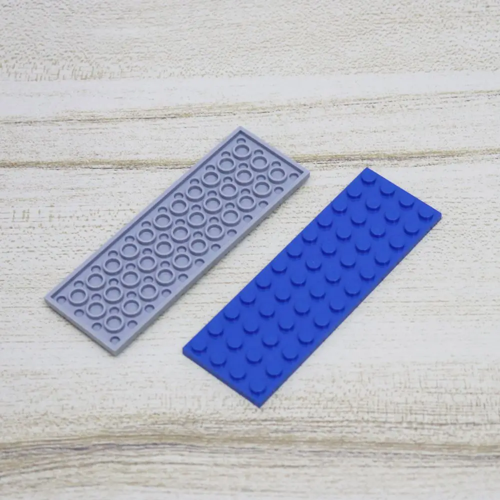 10PCS MOC Castles Accessory Plate 4X12 Dots Building Blocks DIY Models Assemble 3029 Boys Christmas Toys in Baseplates | Игрушки и хобби