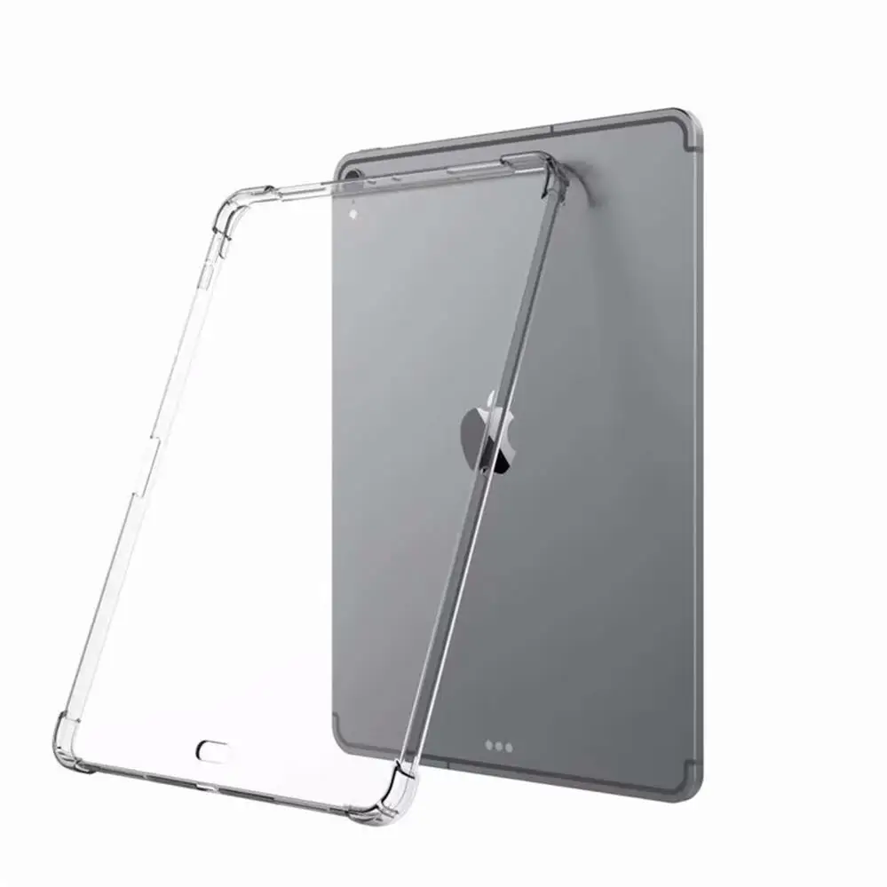 Чехол XSKEMP для Apple iPad Air 5 9.7 A1474 A1475 A1476 из прозрачного мягкого силикона TPU с защитой от падений.