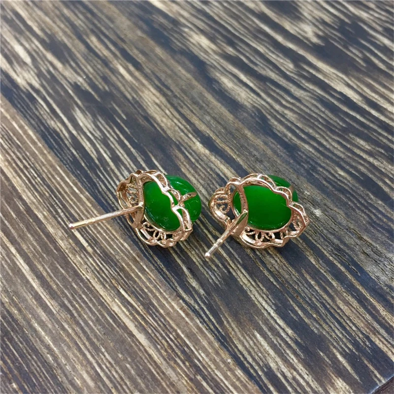 Новые оригинальные серьги из розового золота 18 К | Украшения и аксессуары