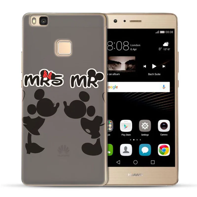 Мягкий чехол для телефона MLCRIYG Huawei P9 Lite/P8 Lite/P10 Lite TPU цветной силиконовый с