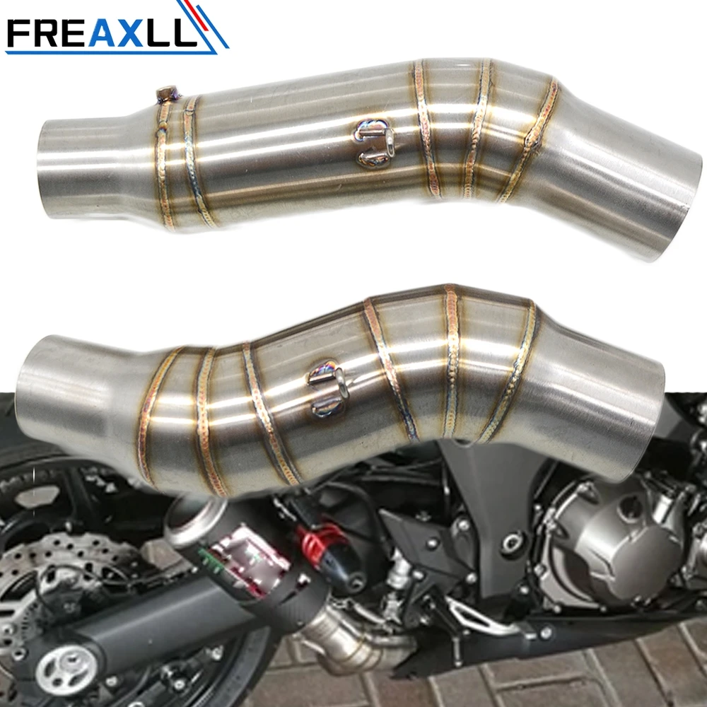 

For Kawasaki Z1000 Z 1000 2010 2011 2012 2013 2014 2015 Motorcycle Mid Exhaust Muffler Mid Pipe Link Z1000 Exhaust Middle pipe