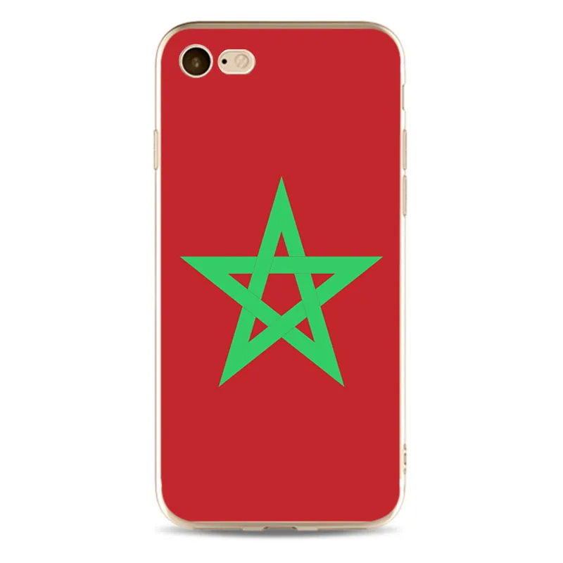 Чехол с флагом Марокко высокое качество мягкий силиконовый 2018 ТПУ чехол для