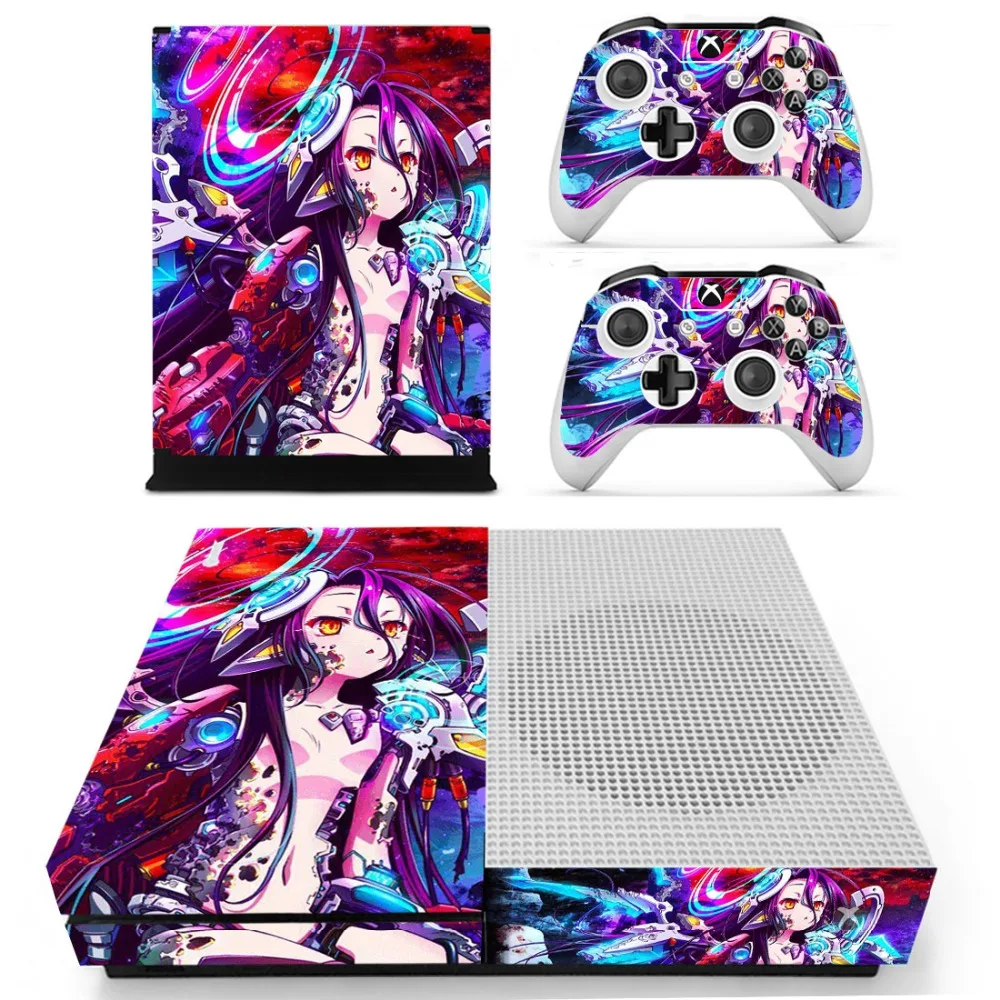 Виниловая наклейка на приставку для Xbox One S приставка и контроллеры Slim