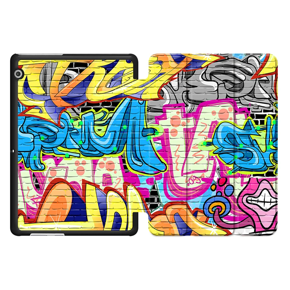 HW02 MTT защитный чехол для huawei T3 10 AGS-L09 L03 Honor Play Pad 2 9,6 дюймов Тонкий чехол из искусственной кожи с откидной крышкой и подставкой чехол для планшета - Цвет: HW02