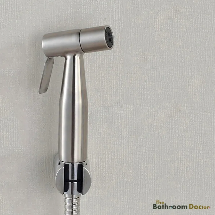 Ручной распылитель для биде из нержавеющей стали спрей душа Душ Shattaf матовый