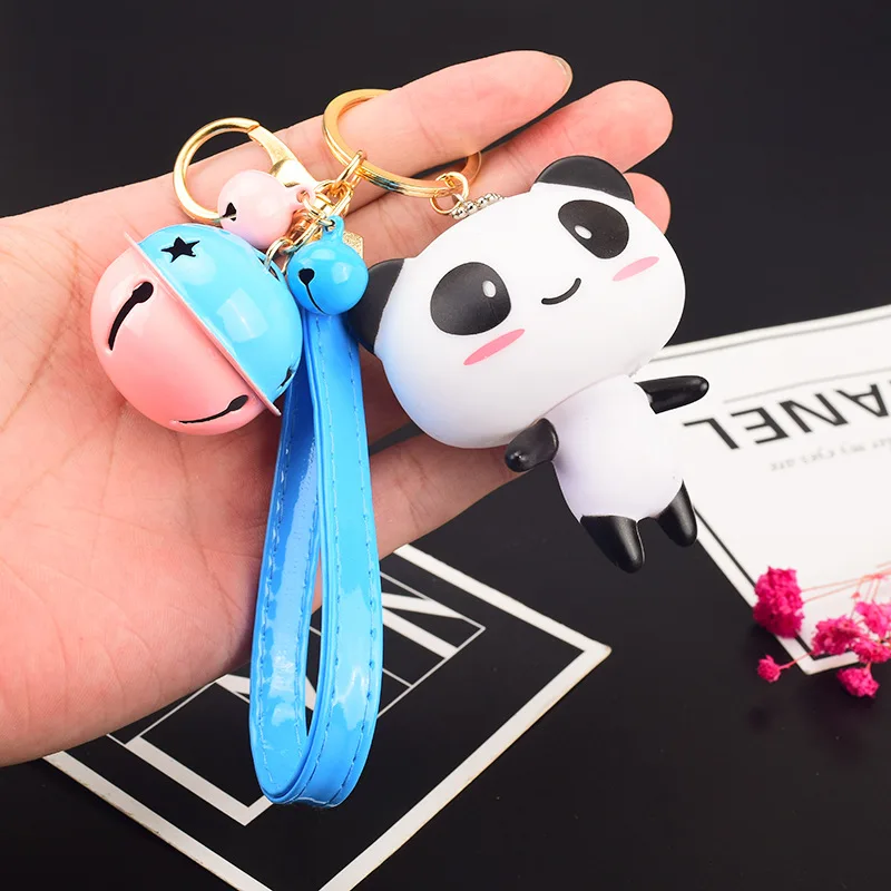 Новое поступление милый творческий мини панда Форма Кукла мультфильм Keychain