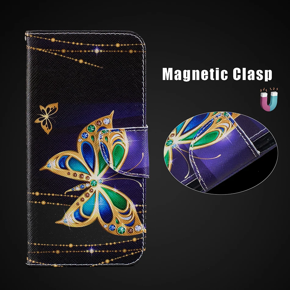 P Smart кожаный бумажник с пандой и деревом флип чехол для huawei Honor 10 P30 P20 Pro P10 Lite Nova 3i P Smart Plus Funda чехол B116
