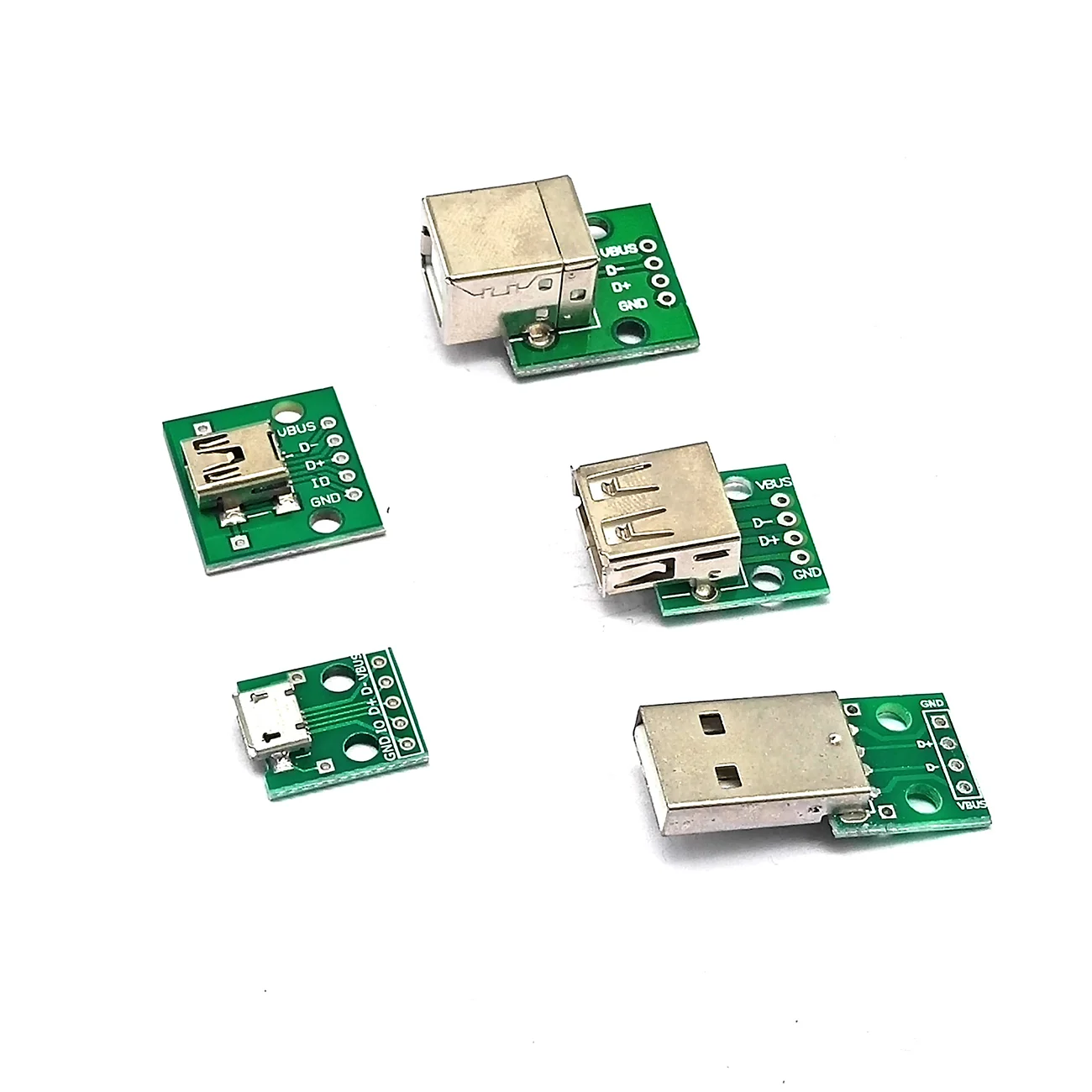 5 шт. DIY коннектор папа/мини микро 5-контактный USB адаптер DIP 2 54 мм мама разъем тип B