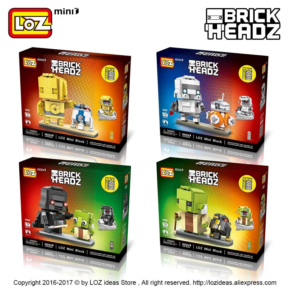 LOZ мини-блок фигурка робота аниме модель сборный домик игрушки DIY набор игрушка