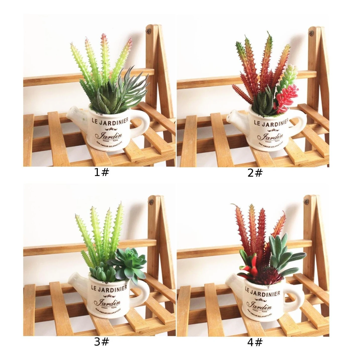 Room Artificial Succulent Pot Tabletop Decor Fake Plant Flower 1pc Mini Simulation PVC Ceramic Creative Ornaments | Дом и сад