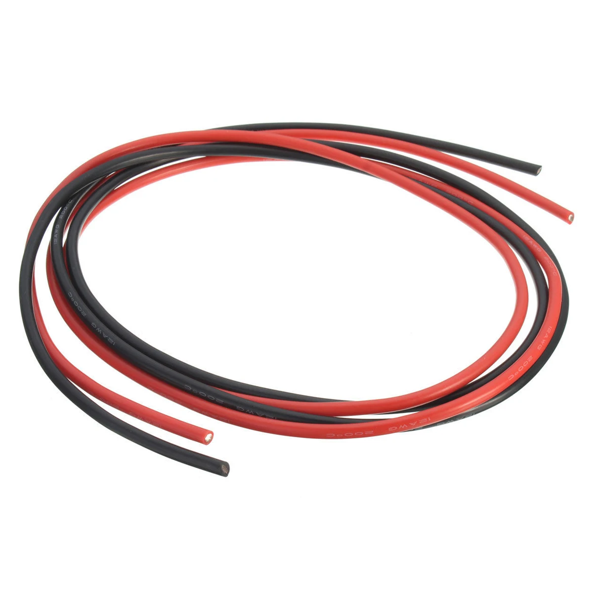 WOTT 12 AWG 10 футов (3 м) Калибр силиконовый провод гибкий многожильный медный кабель