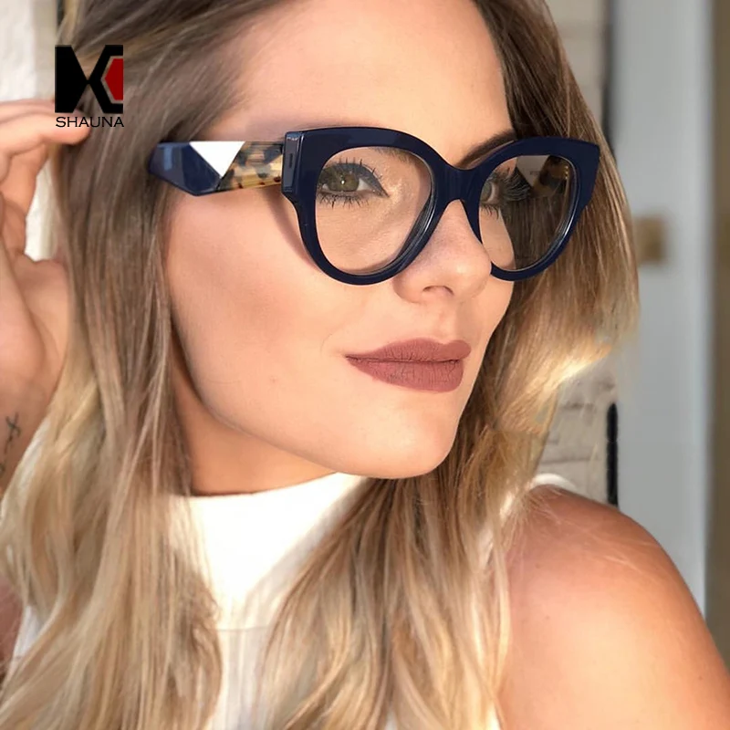 SHAUNA, модные разноцветные женские очки, оправа, очки для чтения, UV400
