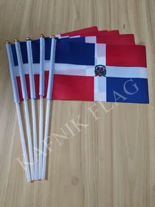 Кафник, 5 шт., 14 х21 см, флаг Доминиканской Республики