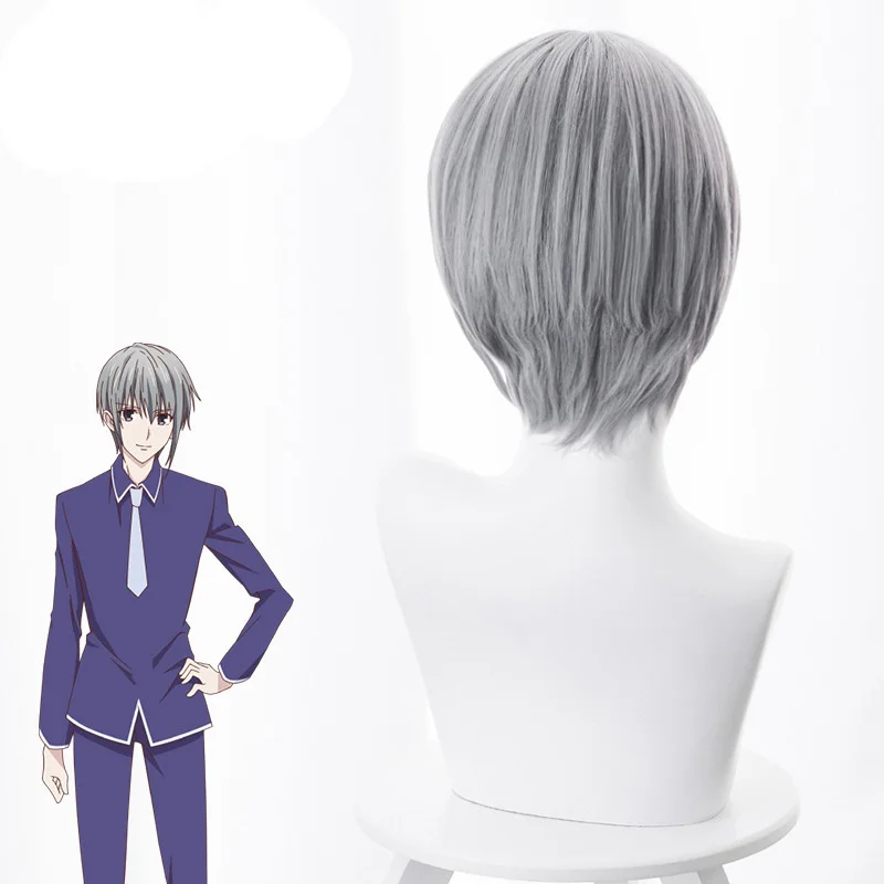 Парики Coshome для косплея по мотивам аниме корзина фруктов мужчин и женщин короткие