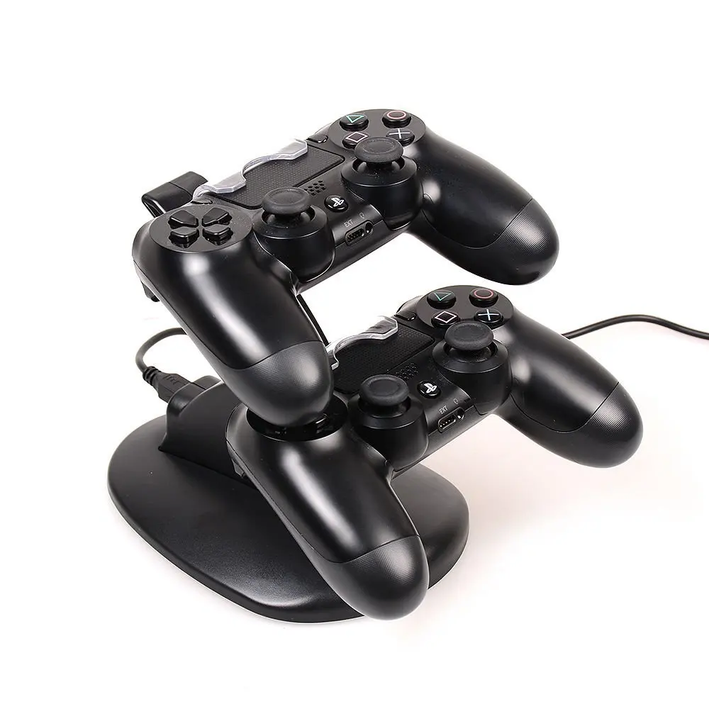 Двойной USB зарядное устройство док станция Подставка для PS4/PS4 Slim/PS Pro Playstation 4