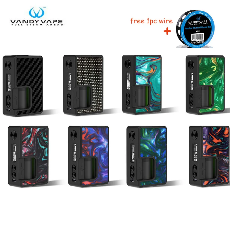 Новые цвета оригинальный Vandy Vape PULSE X MOD стандартная версия 90 Вт Pulse BF Fit Tank