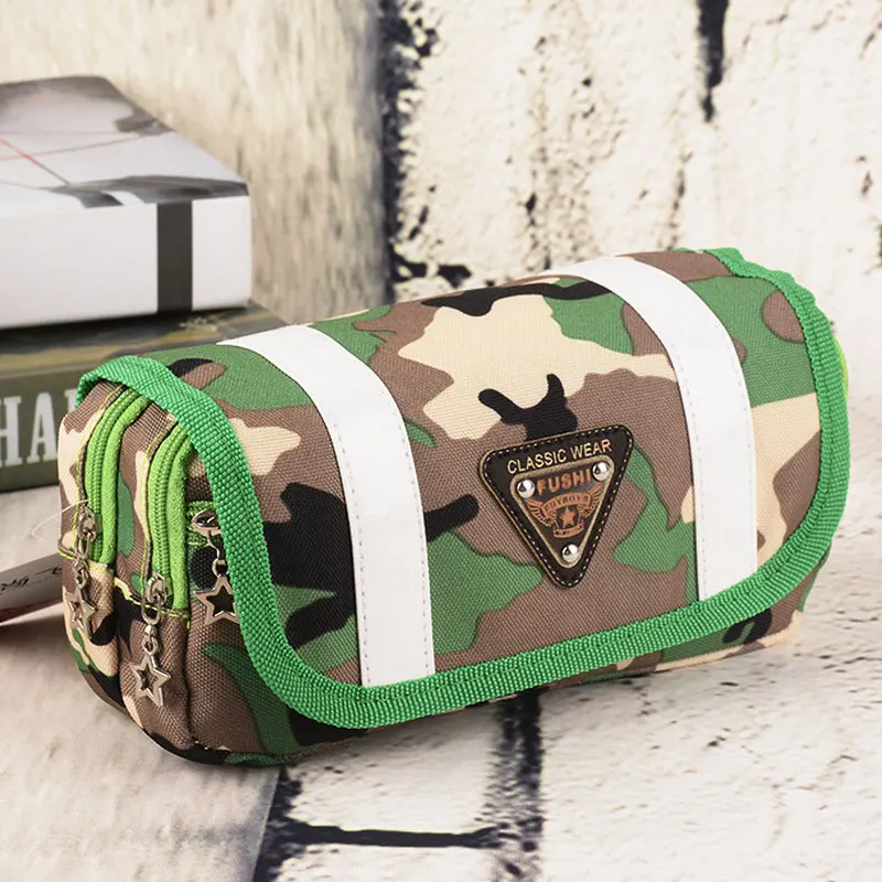 Nicas для школьников камуфляж пенал большой Ёмкость Карандаш сумка estojo Эсколар