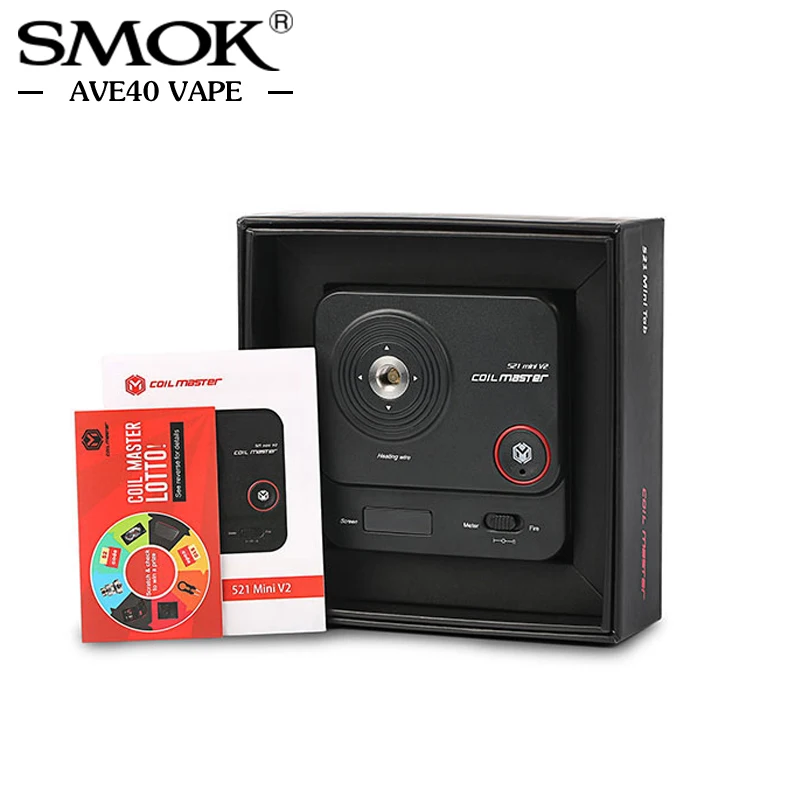 Оригинальный CoilMaster 521 Tab mini V2 новый мастер катушка Мини размер для 510 резьбы RDTA RDA RTA