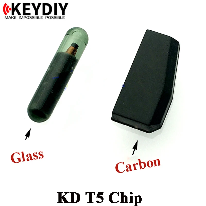 Натуральная KD T5 чипа, KD-X2 T5 чип, стекло, T5 копия Тип Автомобильный ключ-чип для KD-X2