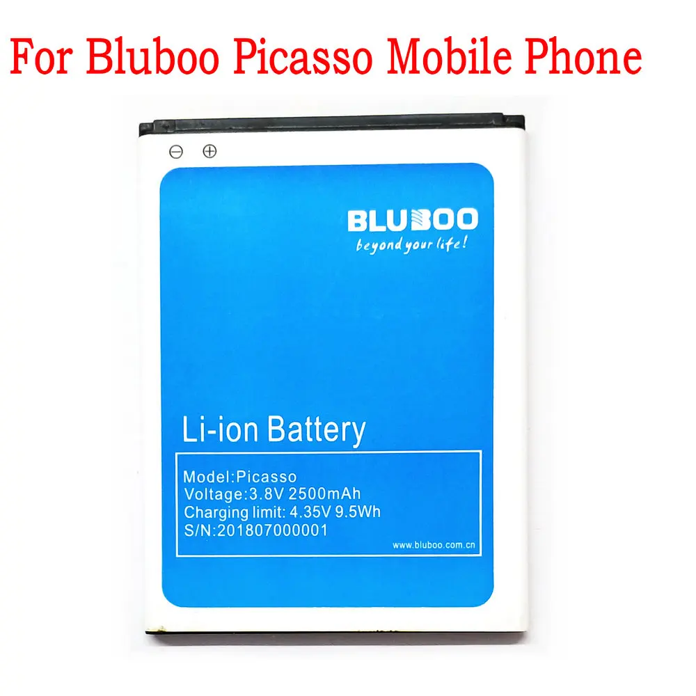 100% Новый оригинальный аккумулятор 2500 мАч для мобильного телефона Bluboo