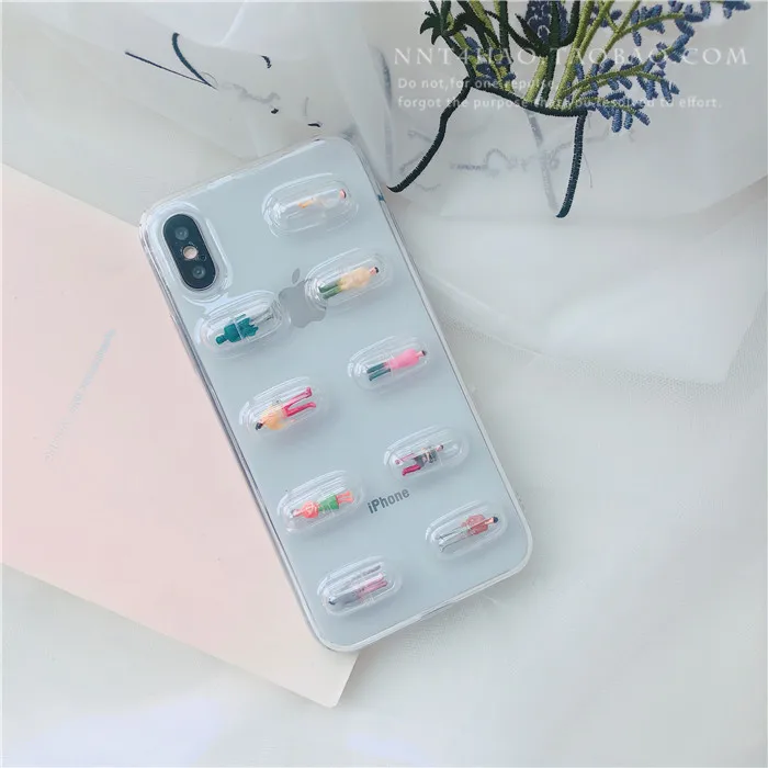 Роскошный прозрачный мягкий силикон imd чехол для iPhone X 10 XS Max XR 7 8 Plus 6 S крышка Милая